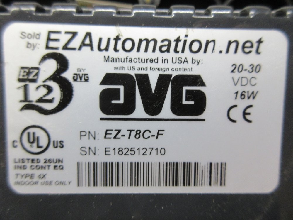 AVG EZ-T8C-F EZ Automation Operator Interface EZT8CF Case Only