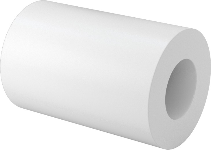 Lot of 400x McMaster-Carr 94639A885 Nylon Spacer 1″ OD, 1-1/1″ Long for 1/2″