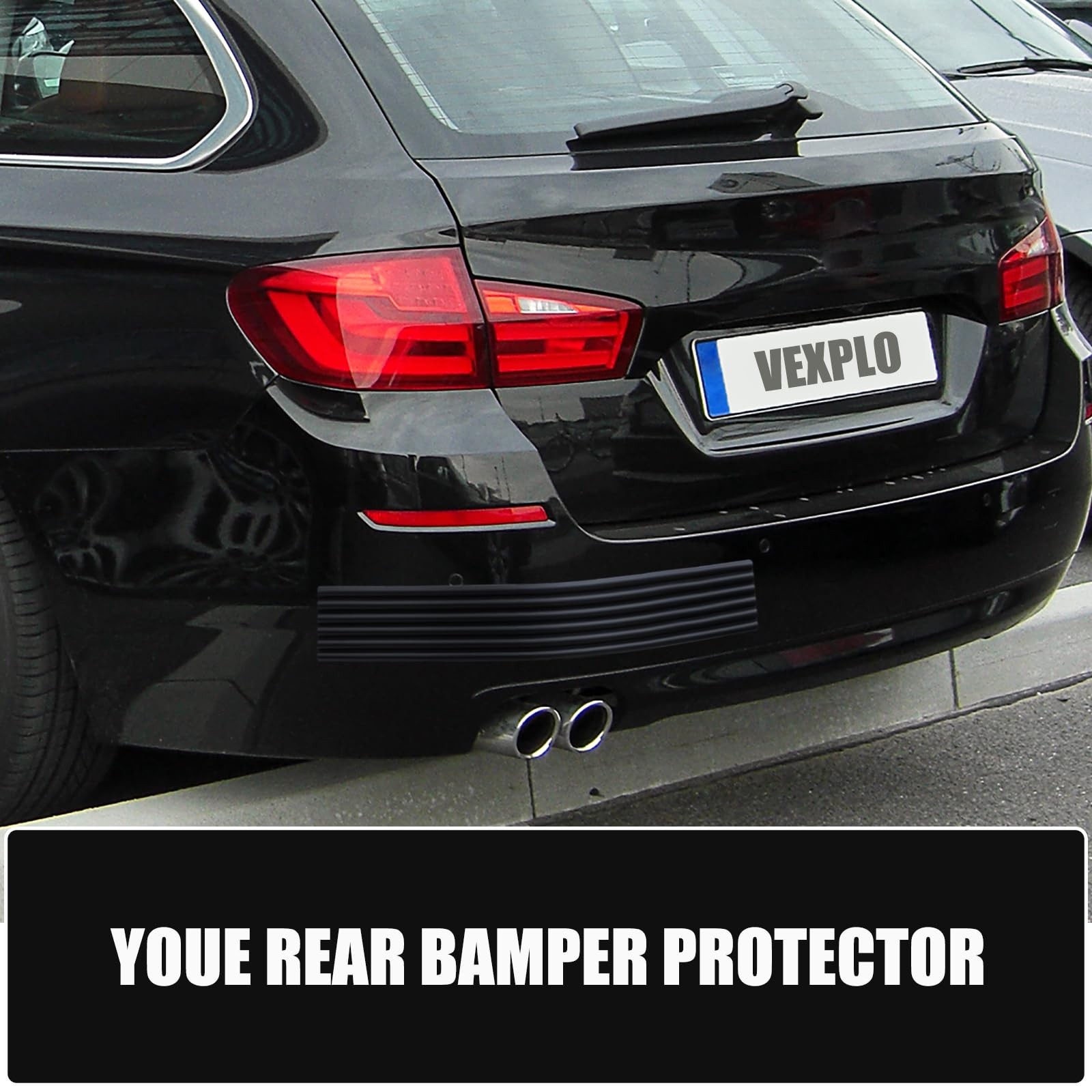 DIY Car Bumper Protector Guard, Strong Self Adhesive Rubber Rear Front Bumper…