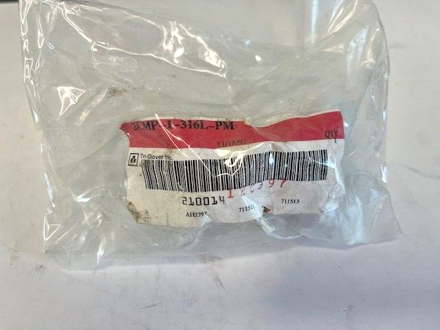 Tri Clover 2CMP-1-316L-PM 90 Degree Elbow 1″ Sanitary Fittings SS NEW
