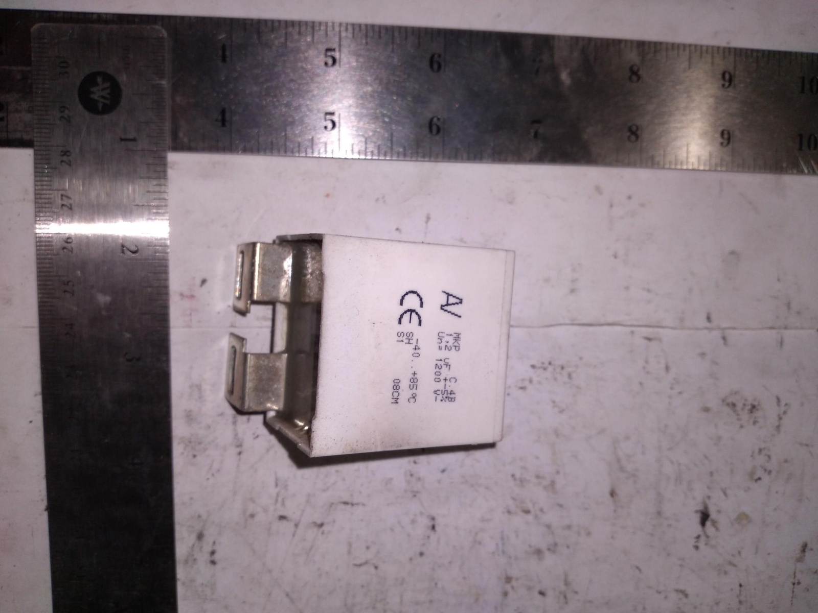 AV Arcotronics Capacitor MKP C.4B 1.2 uF 1200V