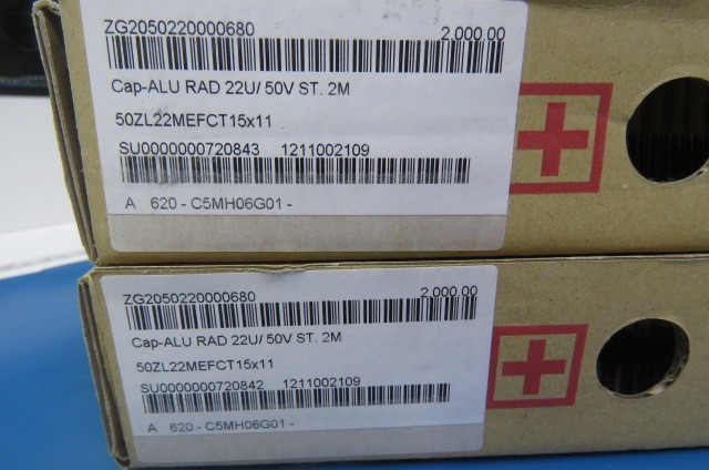 RUBY 50ZL22MEFCT15X11 Qty of 500 per Lot CAP RADIAL