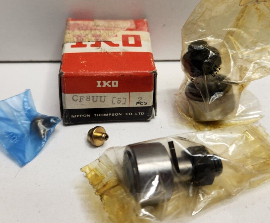 SET OF 2 NEW OLD STOCK! IKO 8MM CAM FOLLOWERS CF8UU
