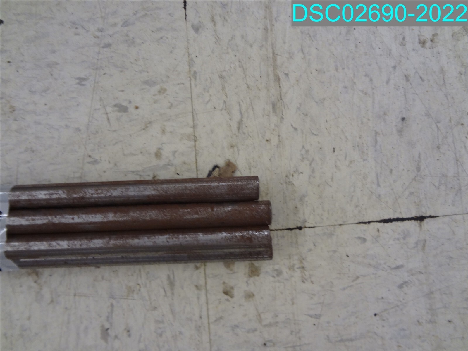 QTY=6: HAS RUST 5/8? Diam x 6′ Long, Steel Round Rod