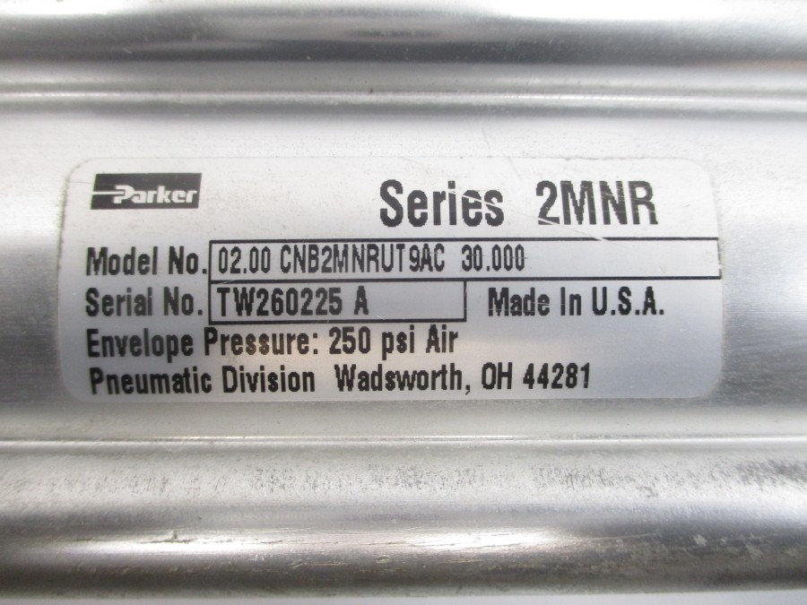 PARKER 02.00CNB2MNRUT9AC30.000 SER. 2MNR 250PSI UNMP