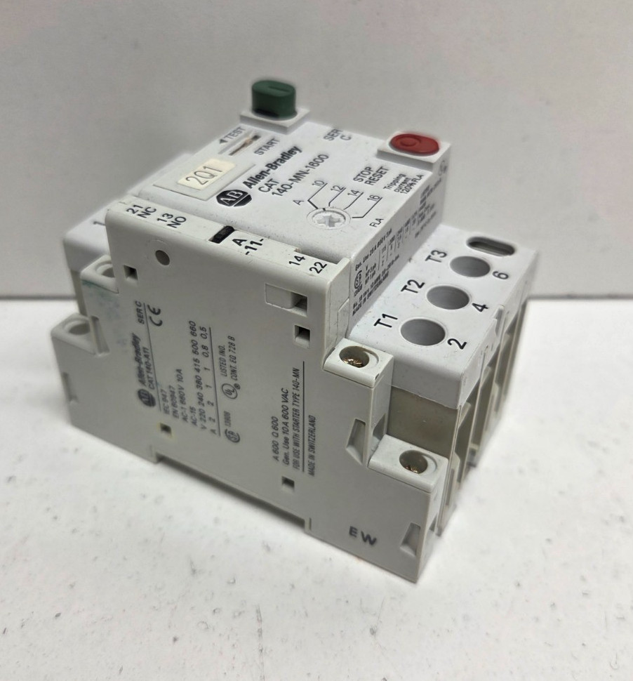 GUARANTEED! ALLEN-BRADLEY 10-16A MANUAL MOTOR STARTER/PROTECTOR 140-MN-1600