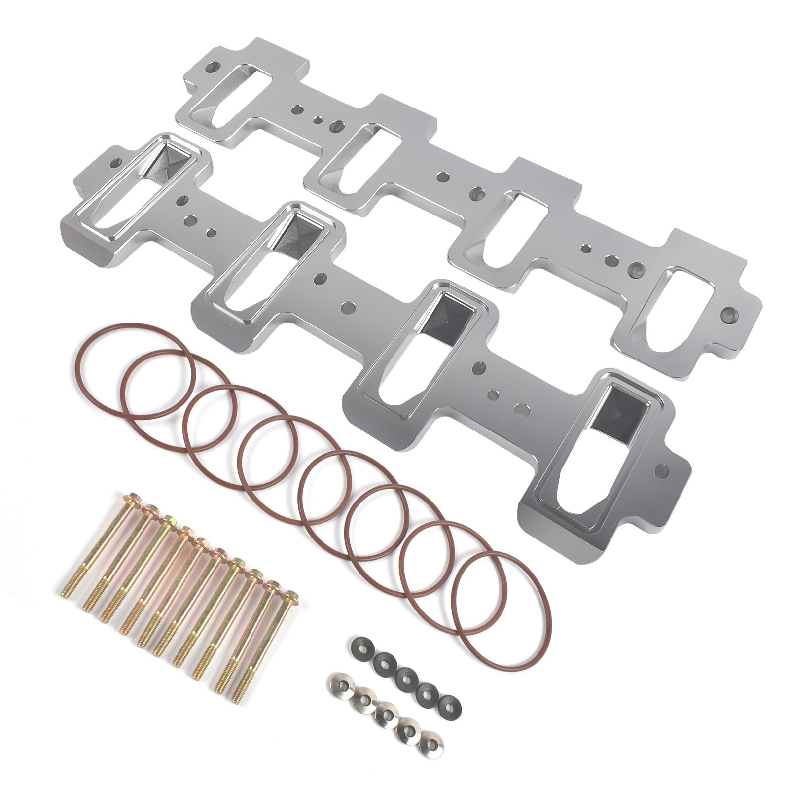 Intake Manifold Adapters LS Cathedral to Rectangle Port Fits Corvette Camaro G8