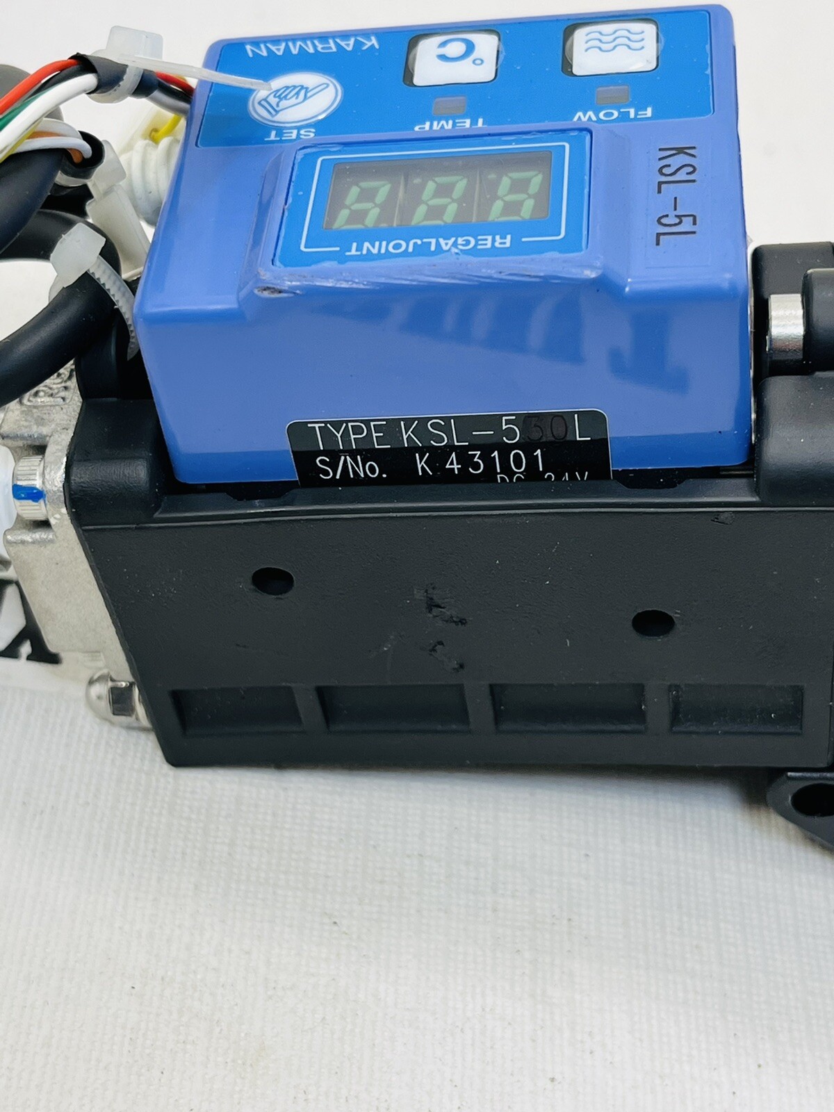 KARMAN KSL-5L Vortex Flowmeter 24V-V-A-B, KSL5L & RGL Valve -30 Day Warranty 👍