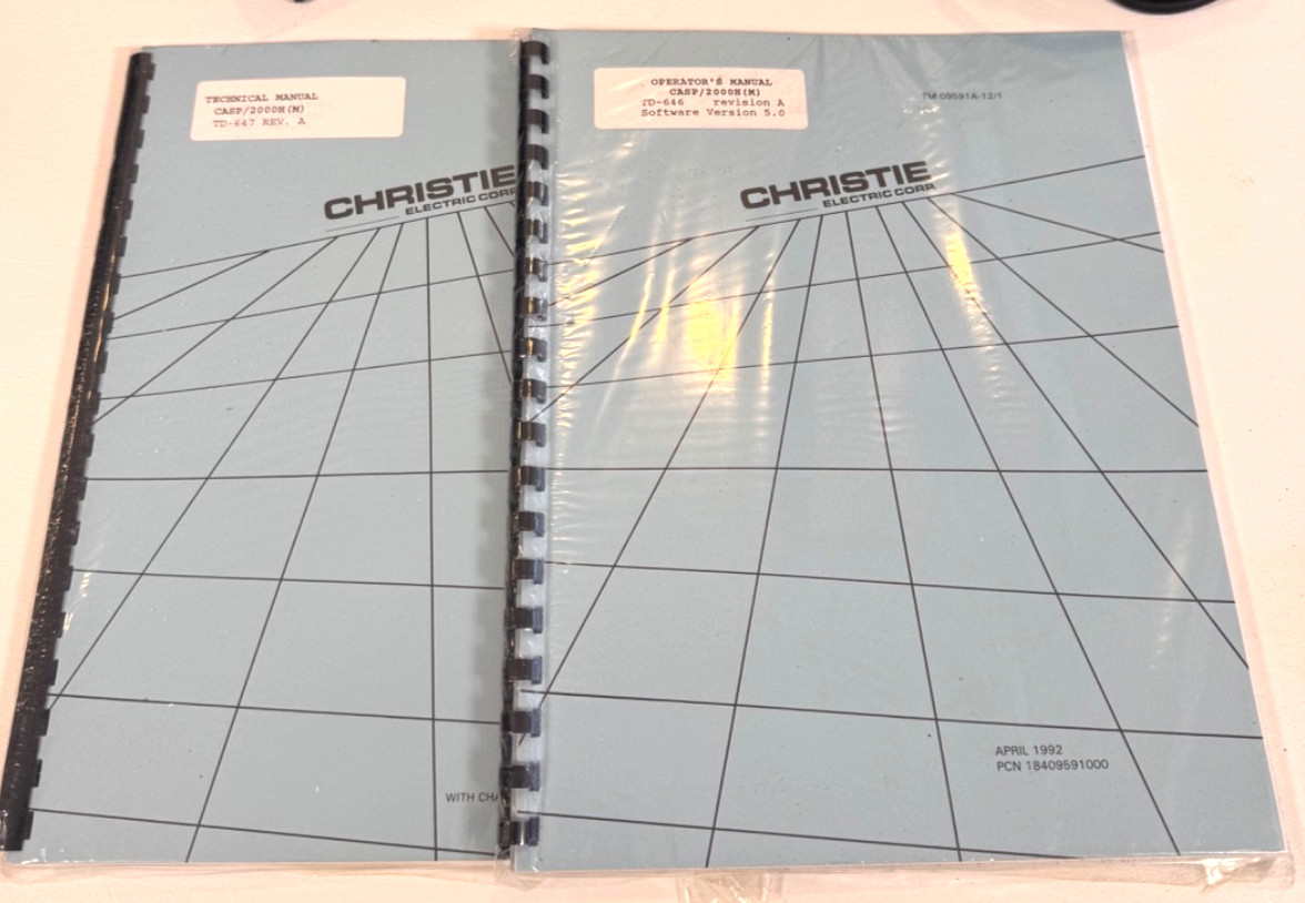 Christie CASP2000H 121379-004 Analyzer Charger w/Case & Cables Complete NEW