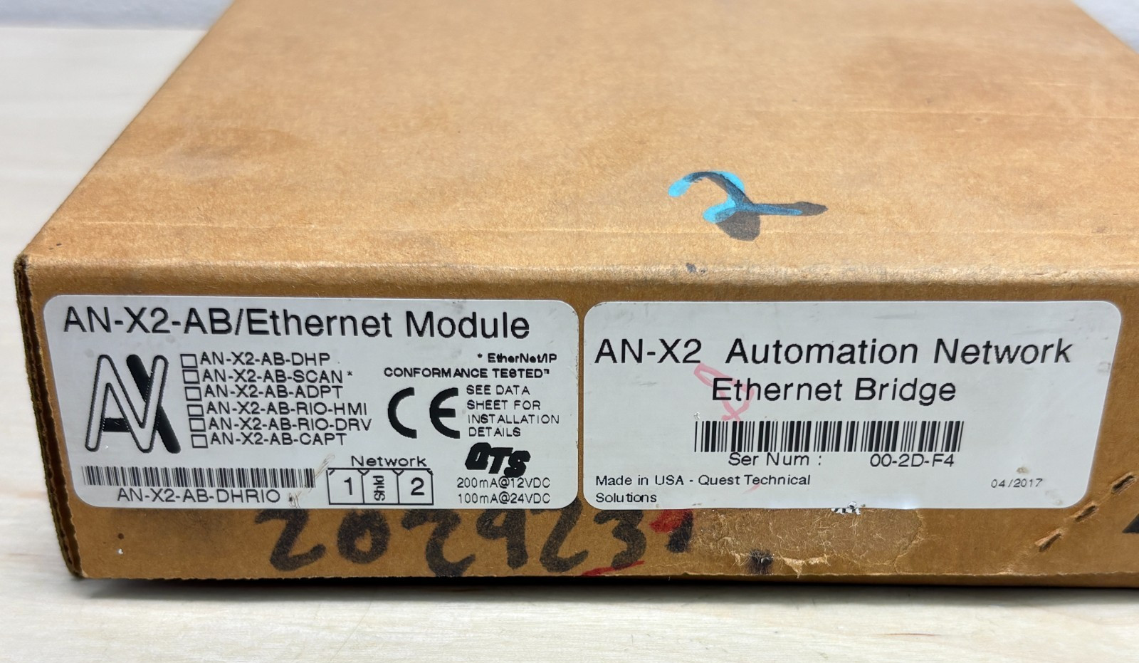 ProSoft AN-X2-AB-DHRIO Automation Network Ethernet Bridge Module