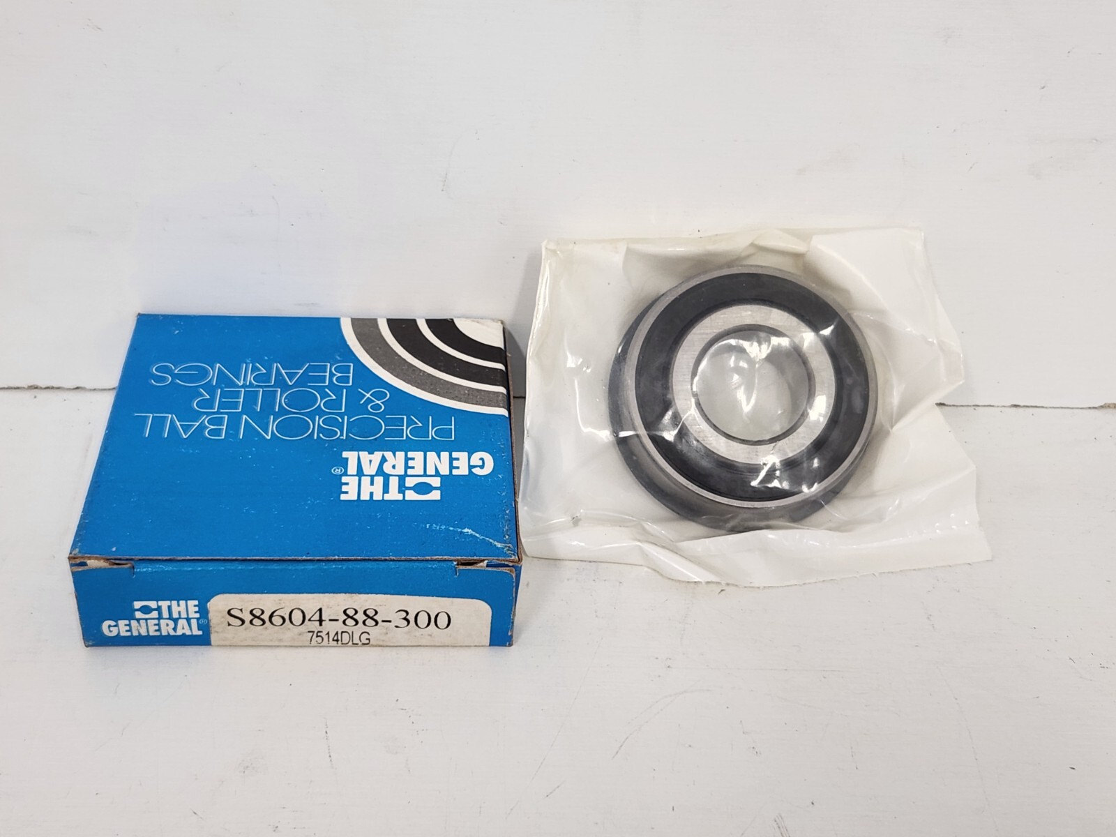 NEW OLD STOCK! GENERAL BEARING CORPORATION DEEP GROOVE BALL BEARING S8604-88-30
