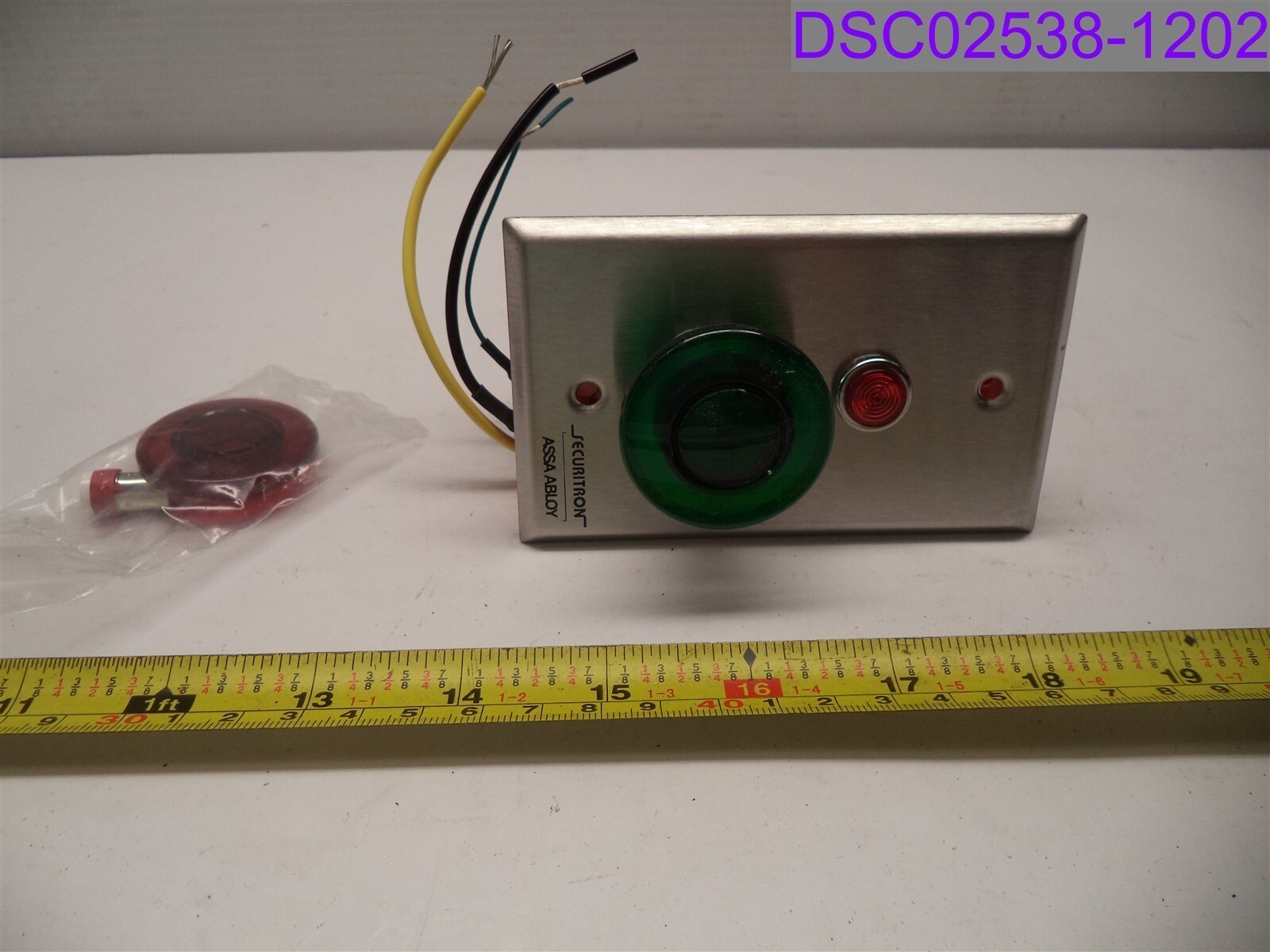 Securitron Push to Exit Button Wall Mounted SS 4-1/2″ H P/N 5LAA3