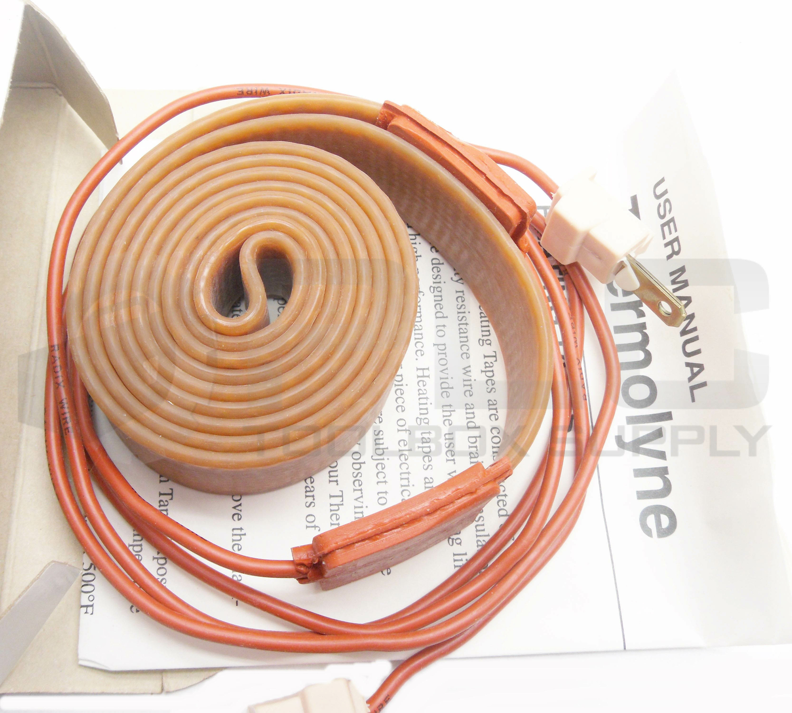 NEW THERMOLYNE BRISK HEAT BS0101040 FLEX ELECTRIC HEATING TAPE 120V 209W 1 X 4′