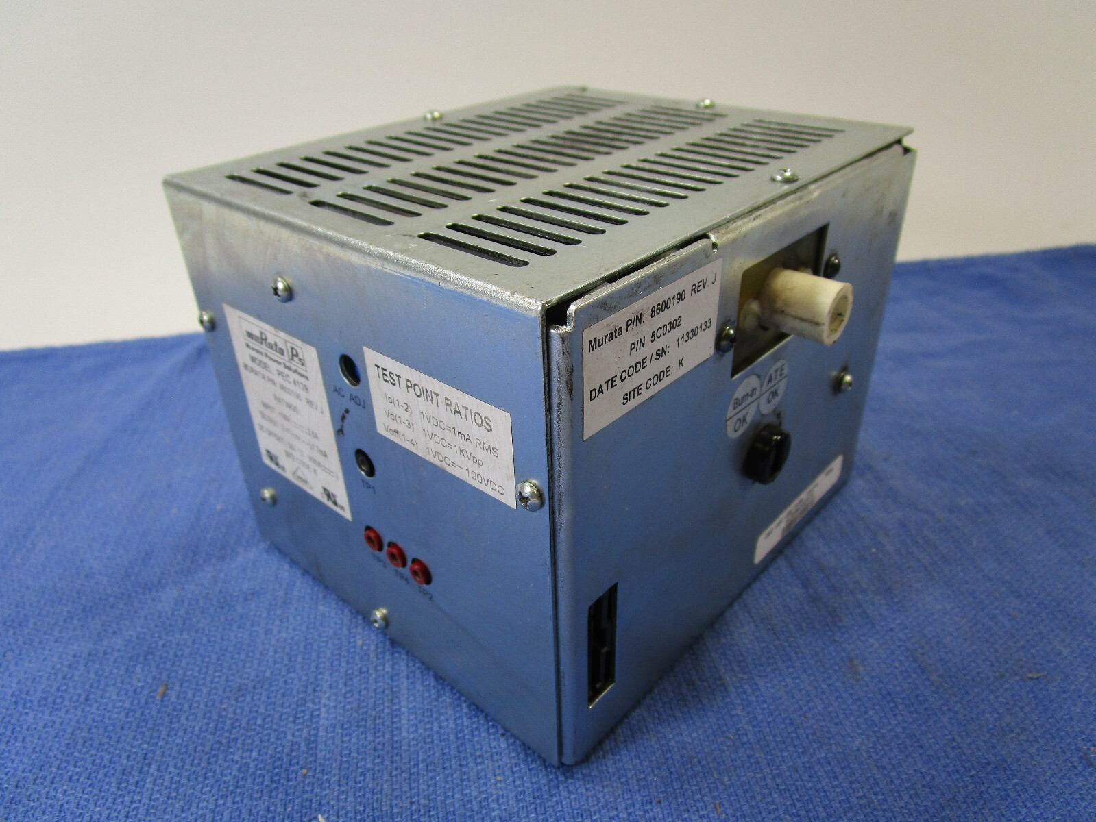 C&D TECHNO. POWER SUPPLY UNIT PEC4139 5C0302 8600190 Murata