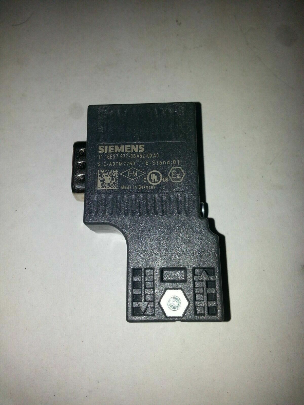 Siemens 6ES7 972-0BA52-0XA0 Profibus DP Connector Plug 90 Degree Industrial PLC