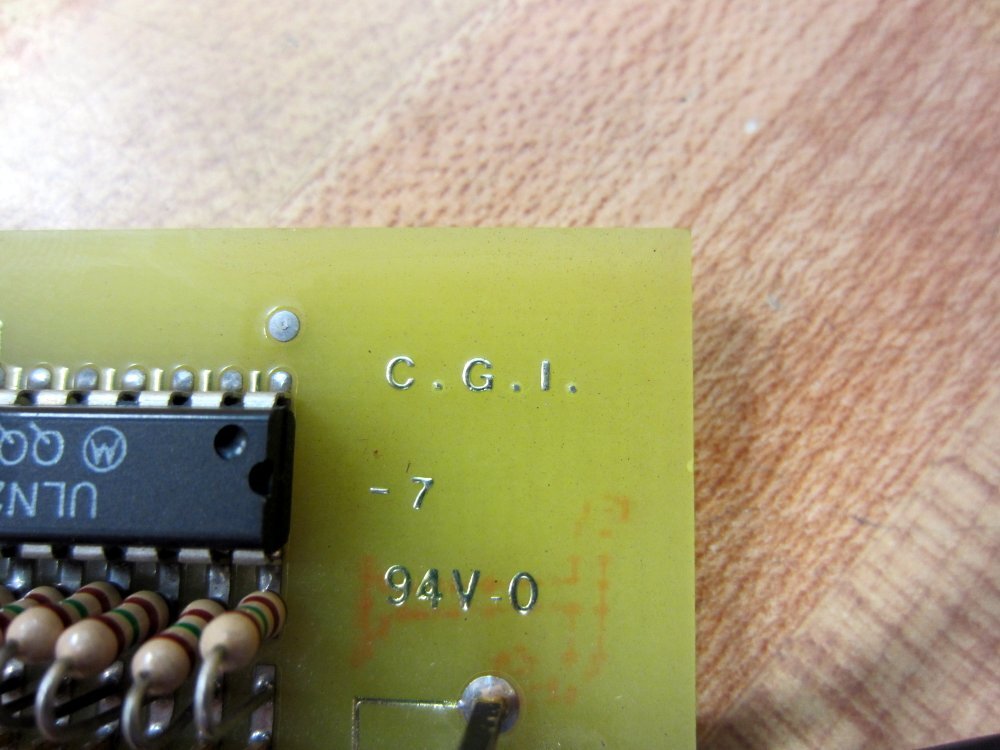 CGI 30502 Circuit Board/Limit Switch Assy 5A/250VAC