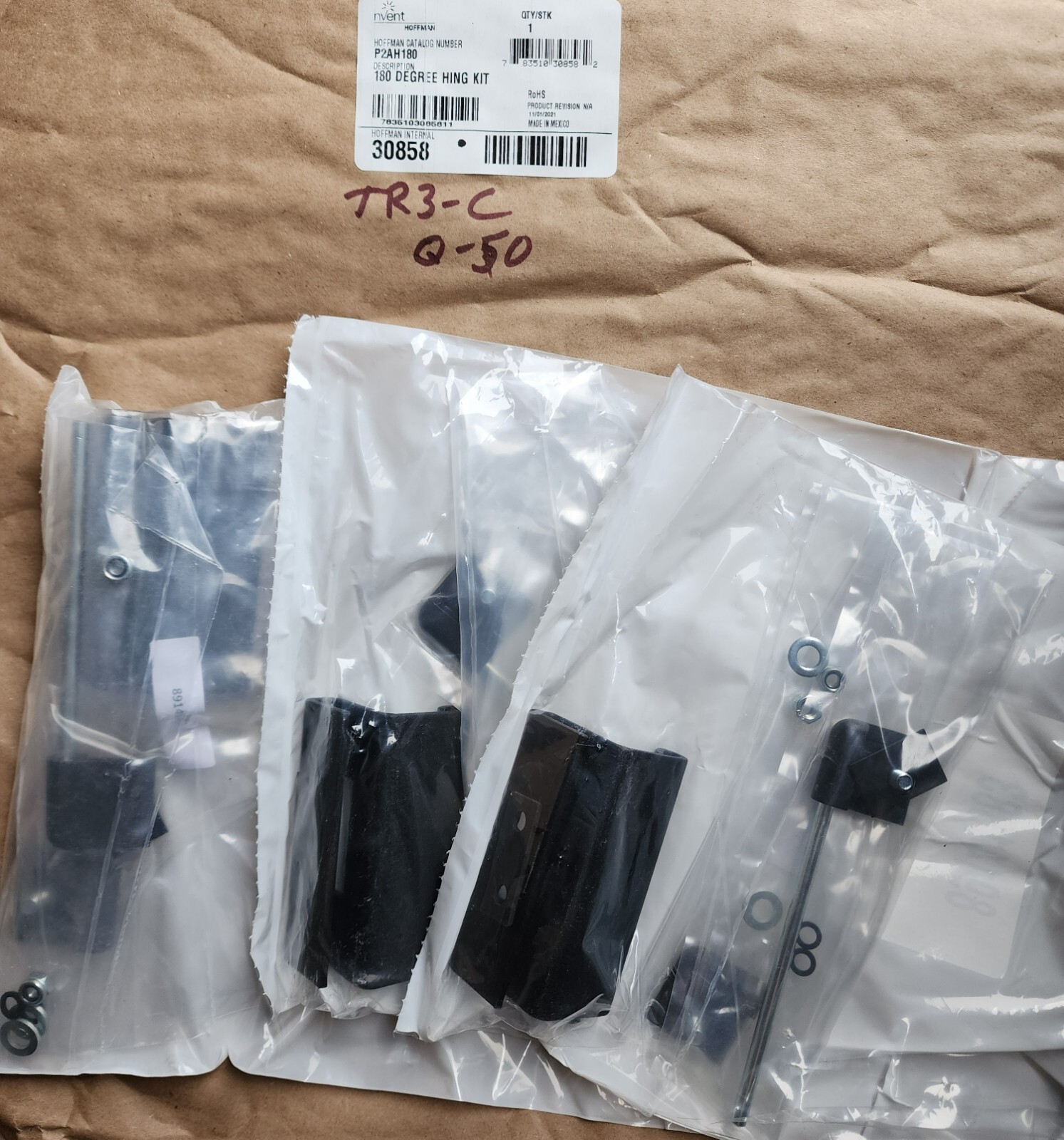 Hoffman NVent P2AH180 180 Degree Hinge Kit