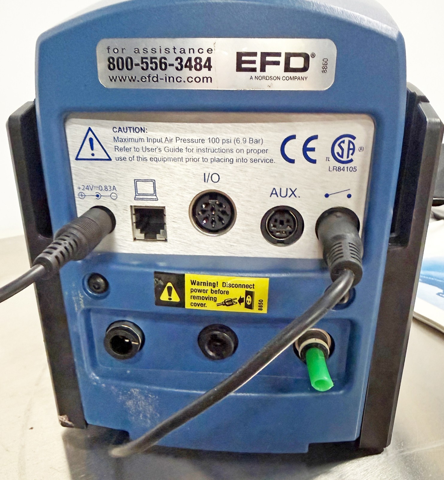 EFD Ultra 2400 Workstation Precision Digital Fluid Dispensing Unit + Foot Pedal