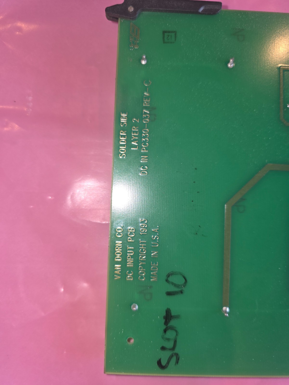 VAN DORN DC INPUT PCB PC330-037 REV C Free Shipping