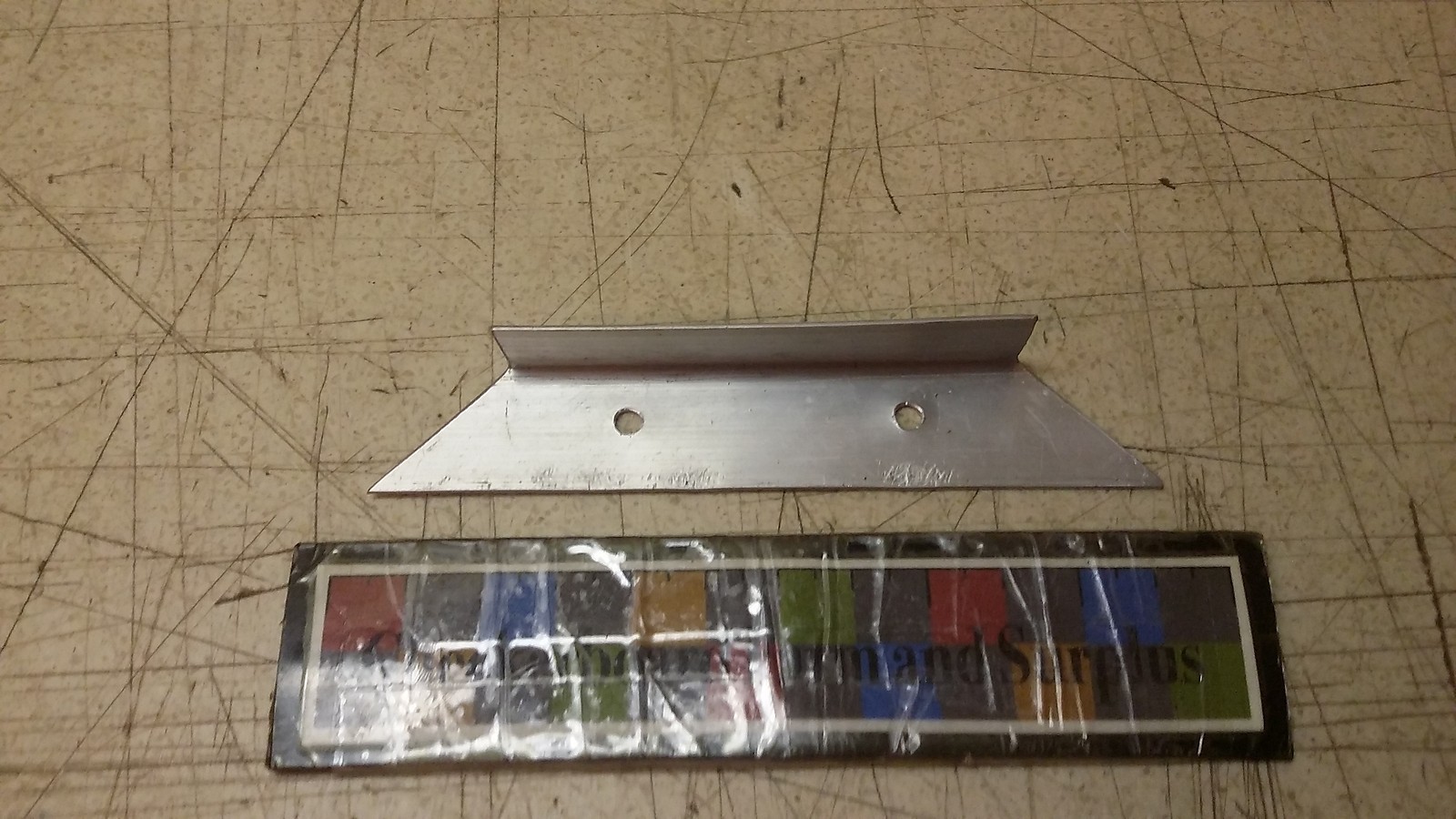 NOS Aluminum Automotive Trim Bezel 8380465 2590-01-197-7239