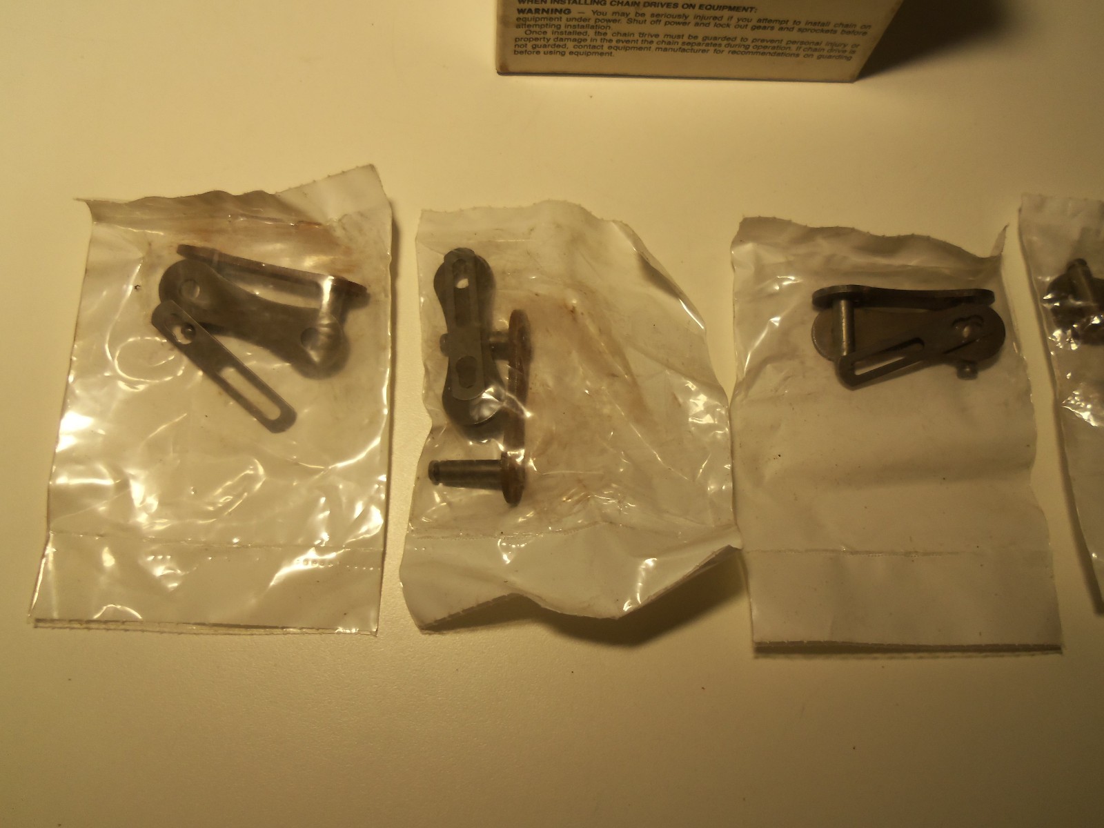 LOT OF 5 NEW DIAMOND C-4587050CL-00-P SPRING CLIP CONNECTING LINK NO. 2050