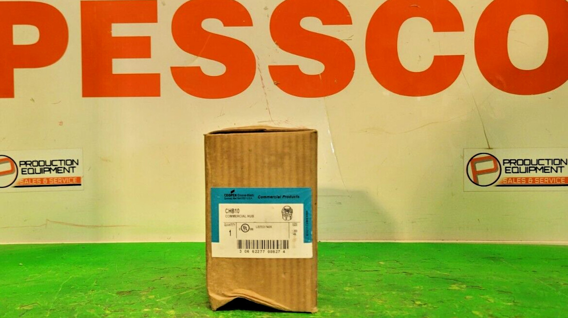 🟠COOPER C HINDES CHB10 COMMERCIAL HUB 4″ NPT PESSCO OFFERING 1 G092424-4-12 🗽