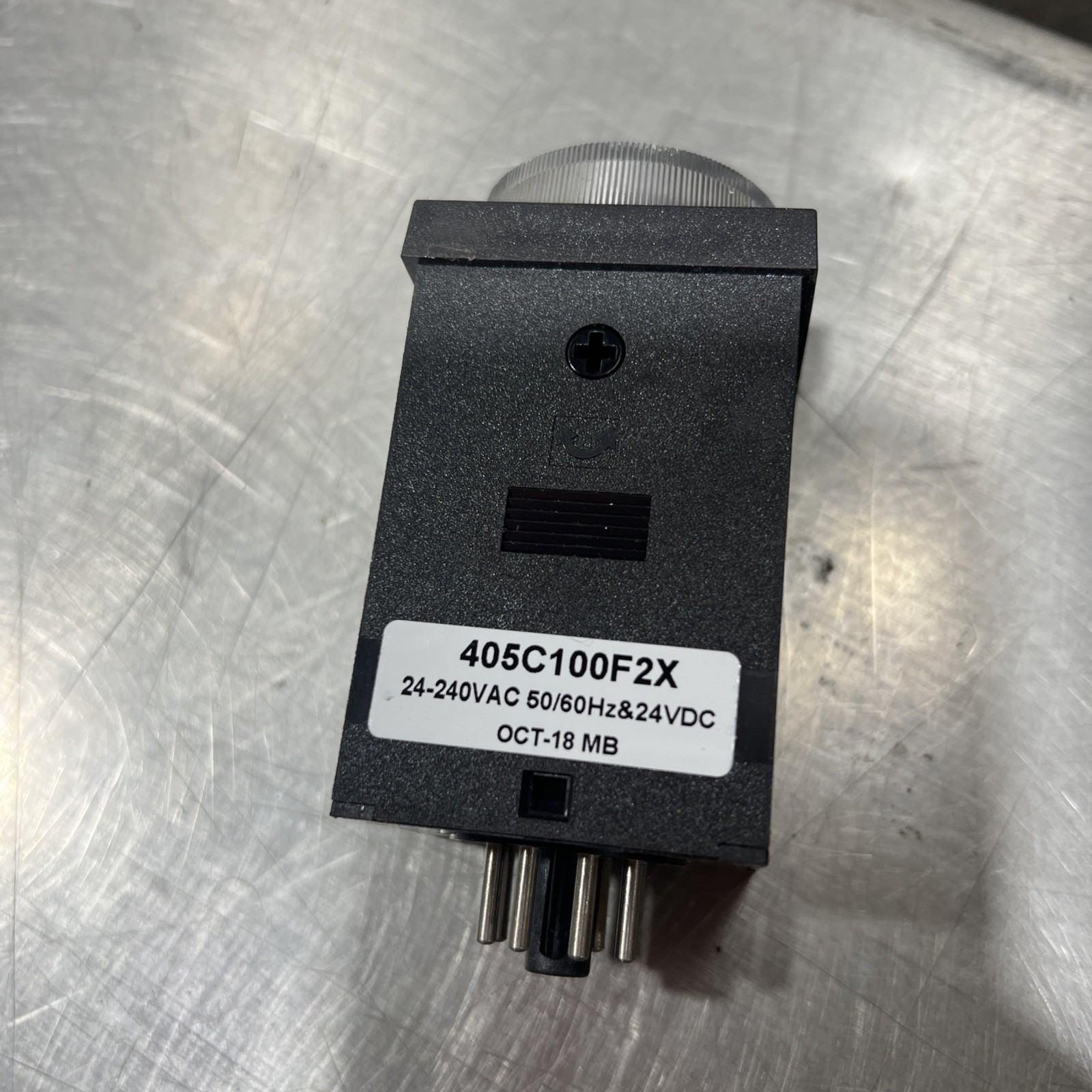 ATC DIVERSIFIED ELECTRONICS 405C-100-F-2-X 1/16 DIN Timer 1 or 10 sec/min/hr