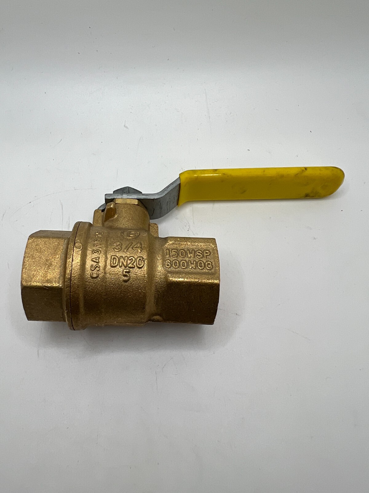 Jomar 3/4″ TWO PIECE BRASS, GAS SHUT OFF BALL VALVE T-100NE