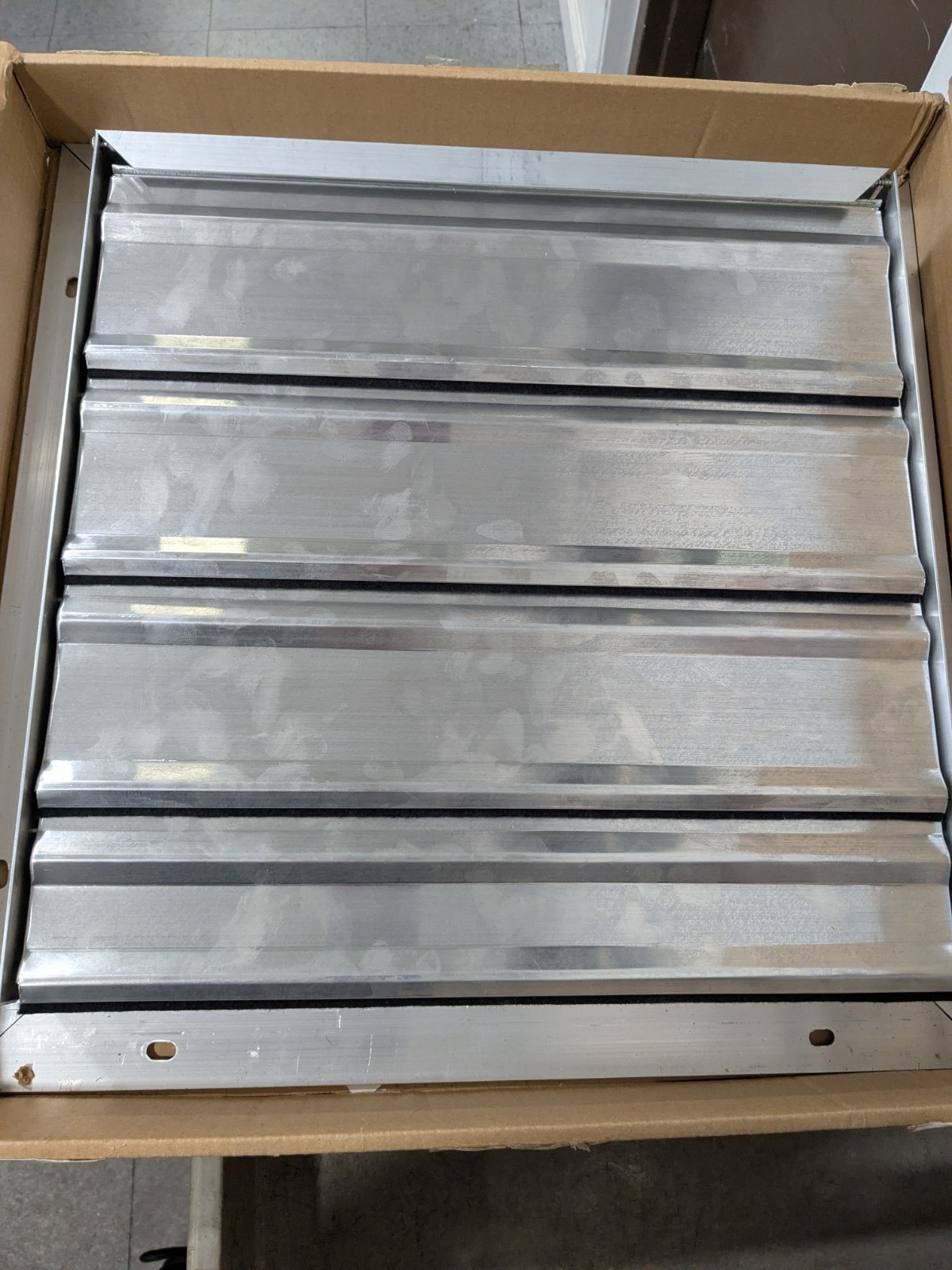 Marley 16″ Square, Aluminum Fan Shutter 19″ OAH x 19″ OAW CWS16