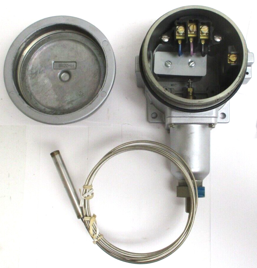 UNITED ELECTRIC CONTROL, B121-120, 15A 480 VAC, RANGE 0-225 F, SURPLUS