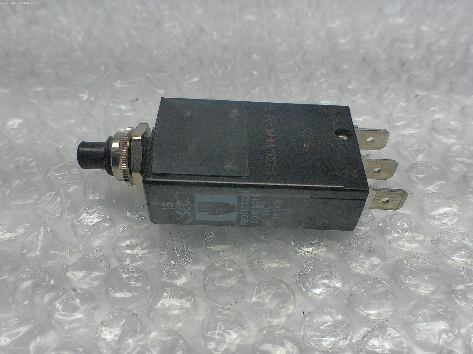 PROTECTION CONTROLS 2-5700-1G1-P10-A3-TK BREAKER 0.05AMP UNMP