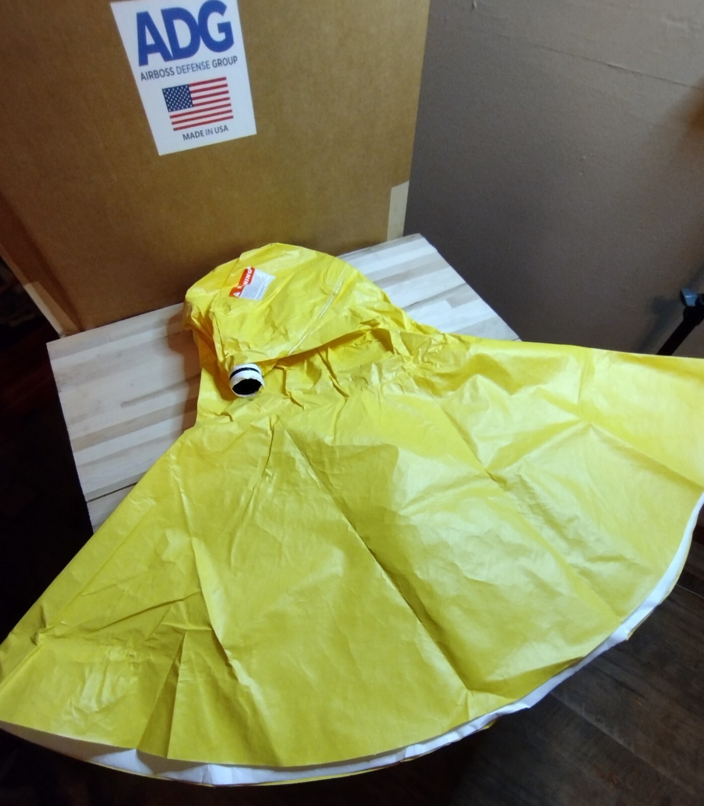 FlexAir TYCHEM Loose Fitting PAPR Hood W/ CAPE S-40084-W01 AirBoss