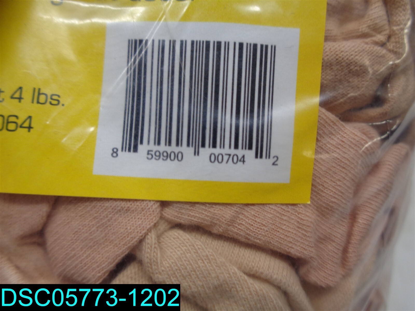 QTY=9 BAGS: BAG OF RAGS COTTON 4 POUND BAGS