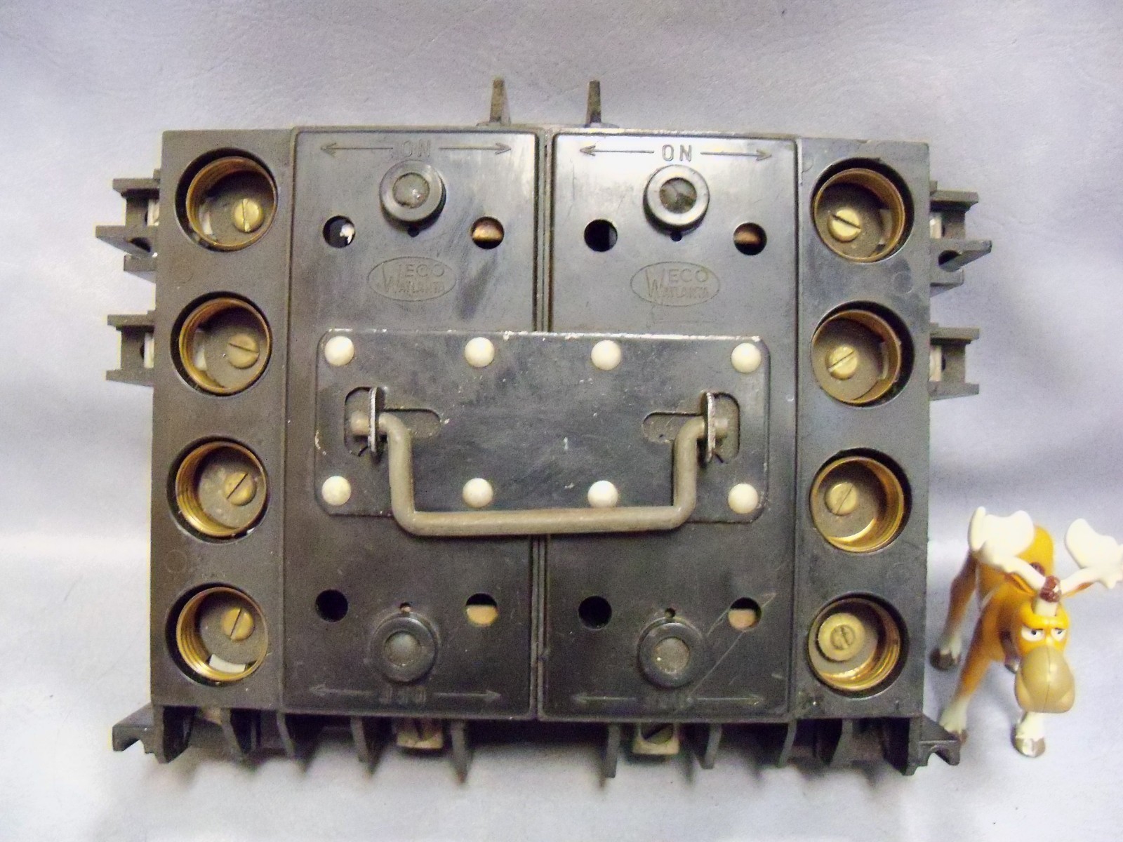 Weco / ITE R-1888-1 Fuse Block w 100A Fuse Pull Out