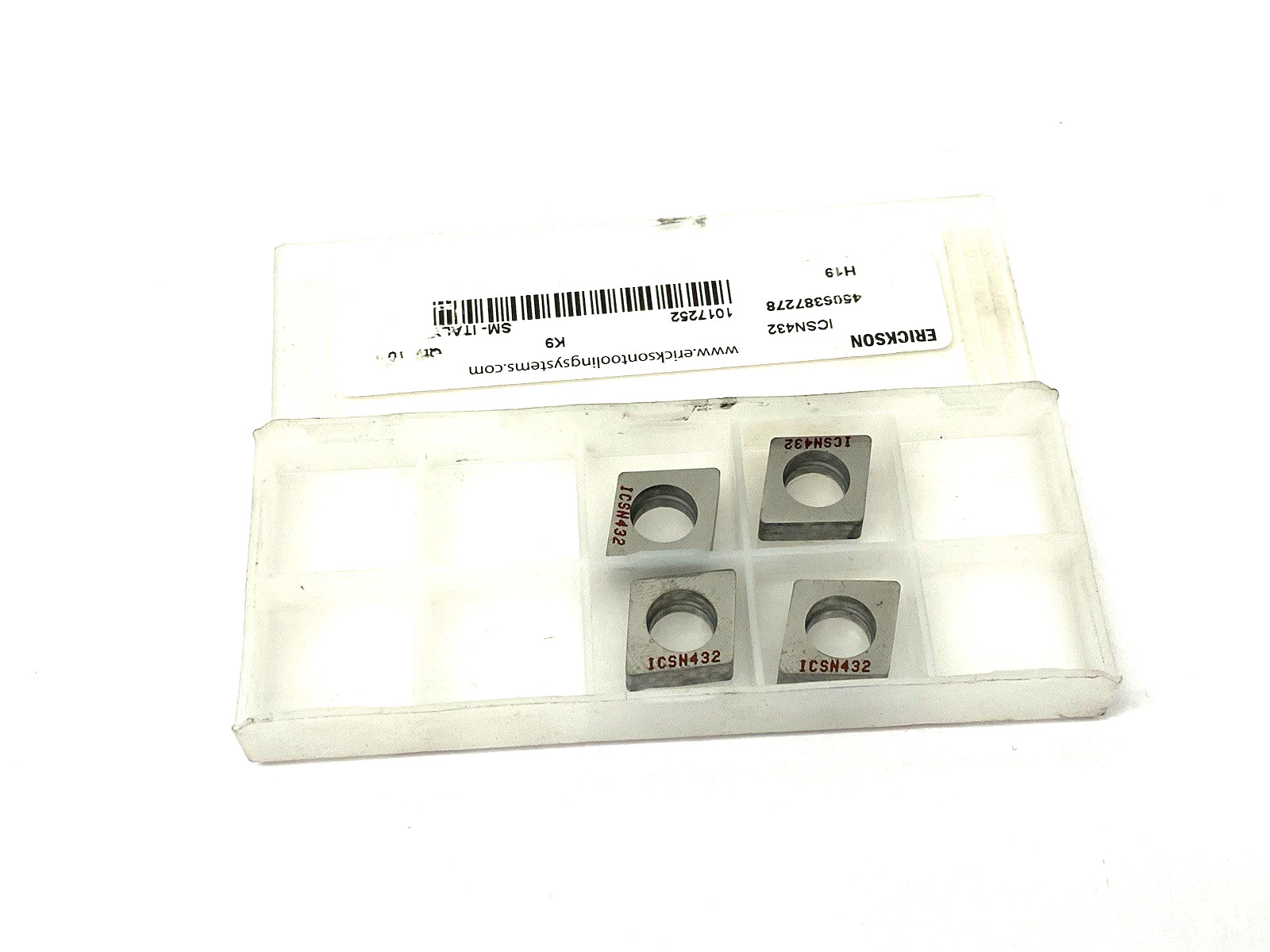 Erickson ICSN432 Indexable Turning Shim Insert 1017252 PKG OF 4