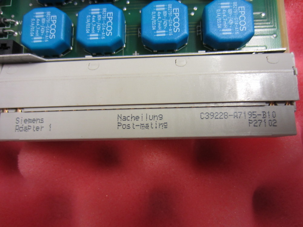 Siemens S30810-Q2117-X-7 Circuit Board W30810 02117-B2