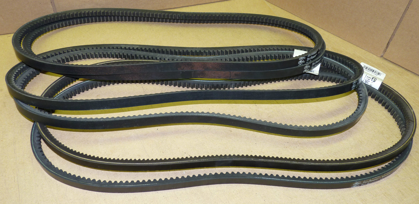 LOT of 6 – Assorted Gates BX-Sized Cogged V-Belt (BX50, BX52, BX54)