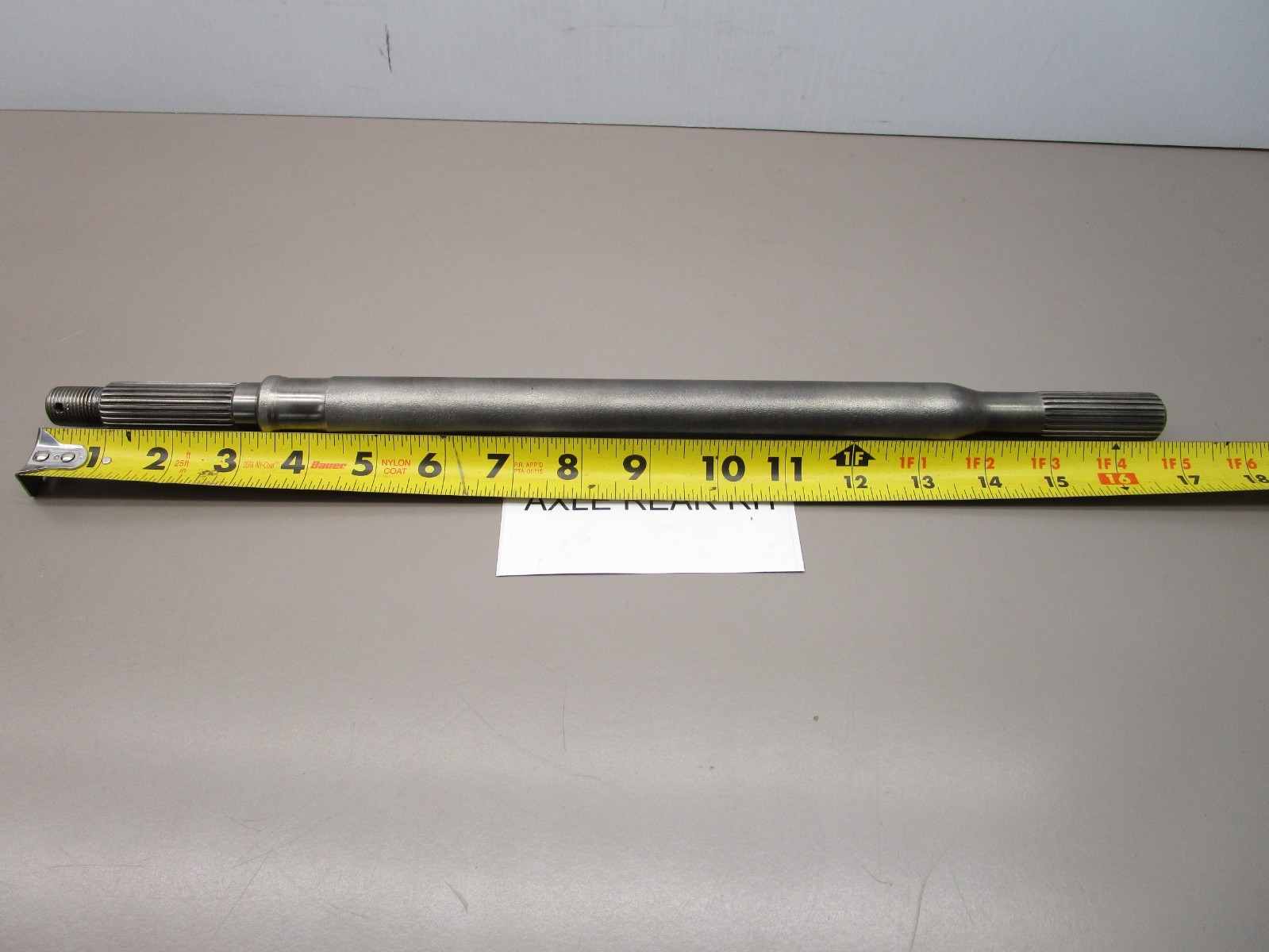 OEM EZ-GO 20377-G12 TXT Golf Cart Axle Shaft Right Hand 16-3/4″ 24-Spline