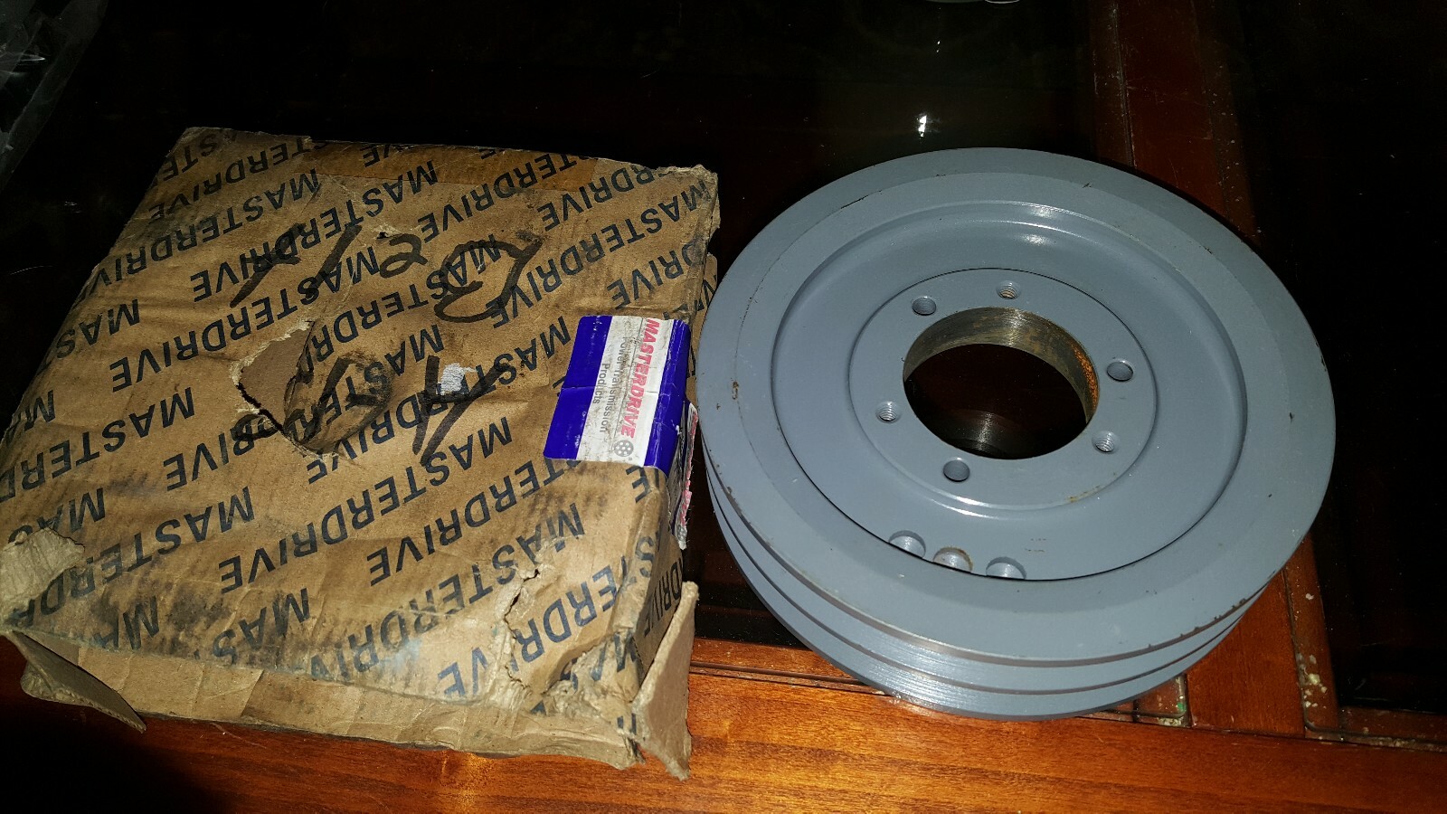 Masterdrive 2B66SDS QD bushing pulley sheave 6.95″ OD two groove with bushing ki