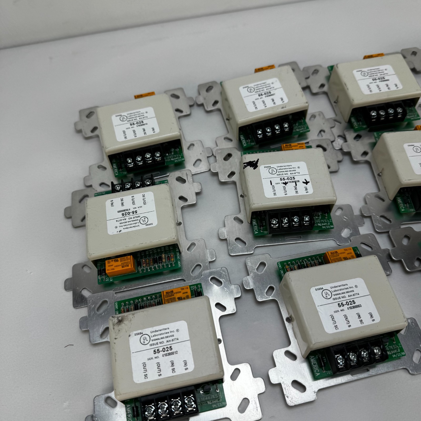 Lot of 12 Hochiki DCP-SCI 55-025 Short Circuit Fire Alarm Isolators AH-9774