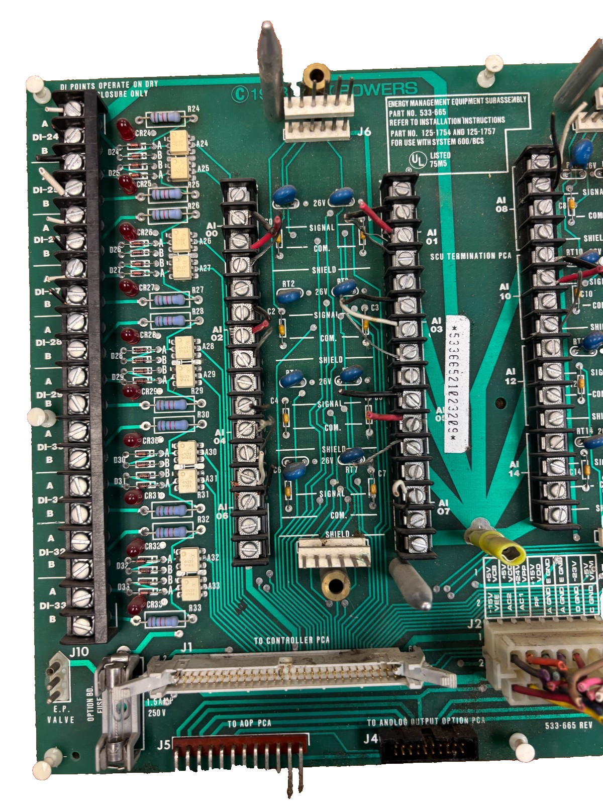 Energy Management 533-665 Equipment – For Use with System 600 / BCS