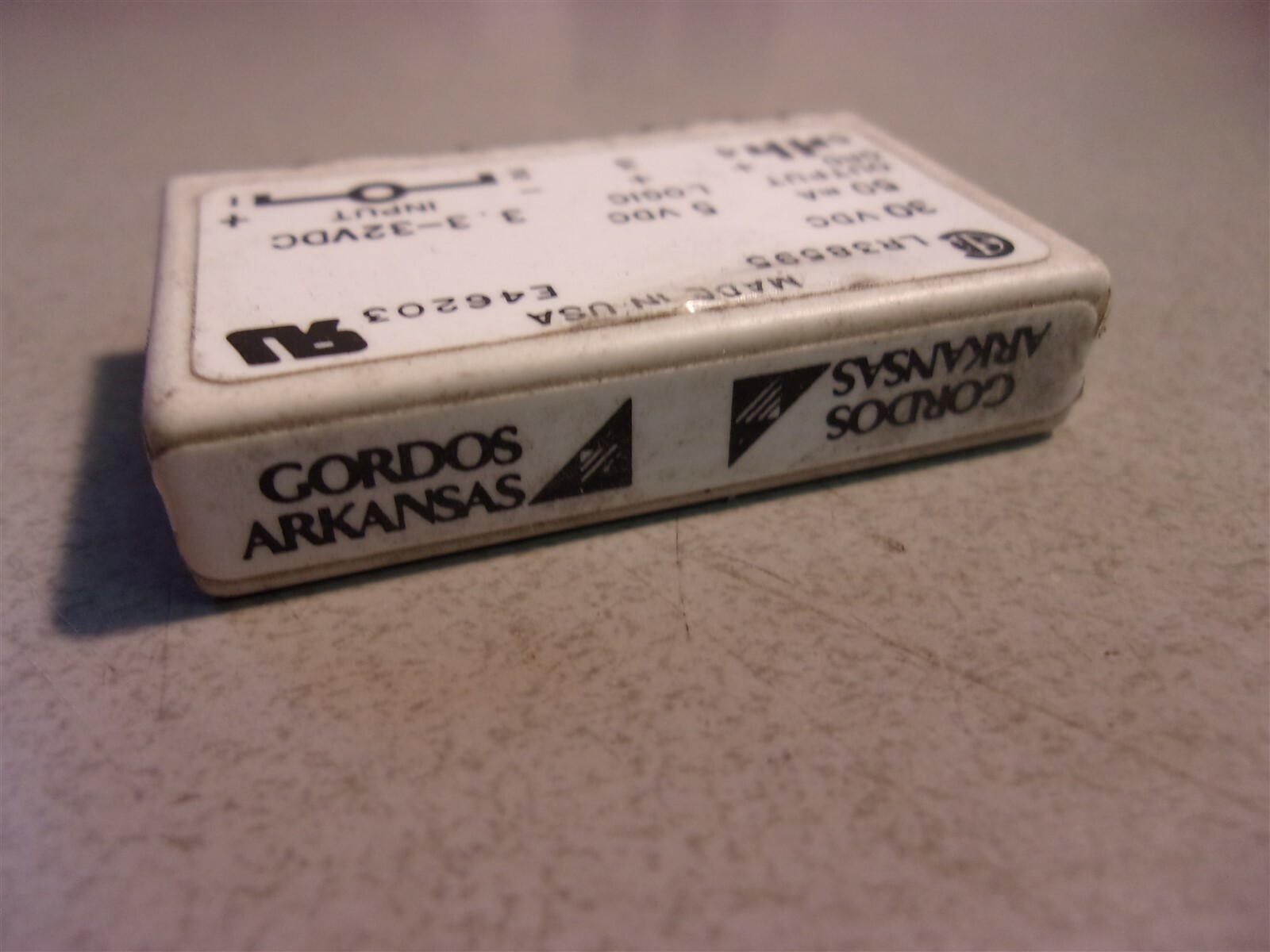 NEW Gordos LR38595 E46203 30VDC 50MA Relay *FREE SHIPPING*