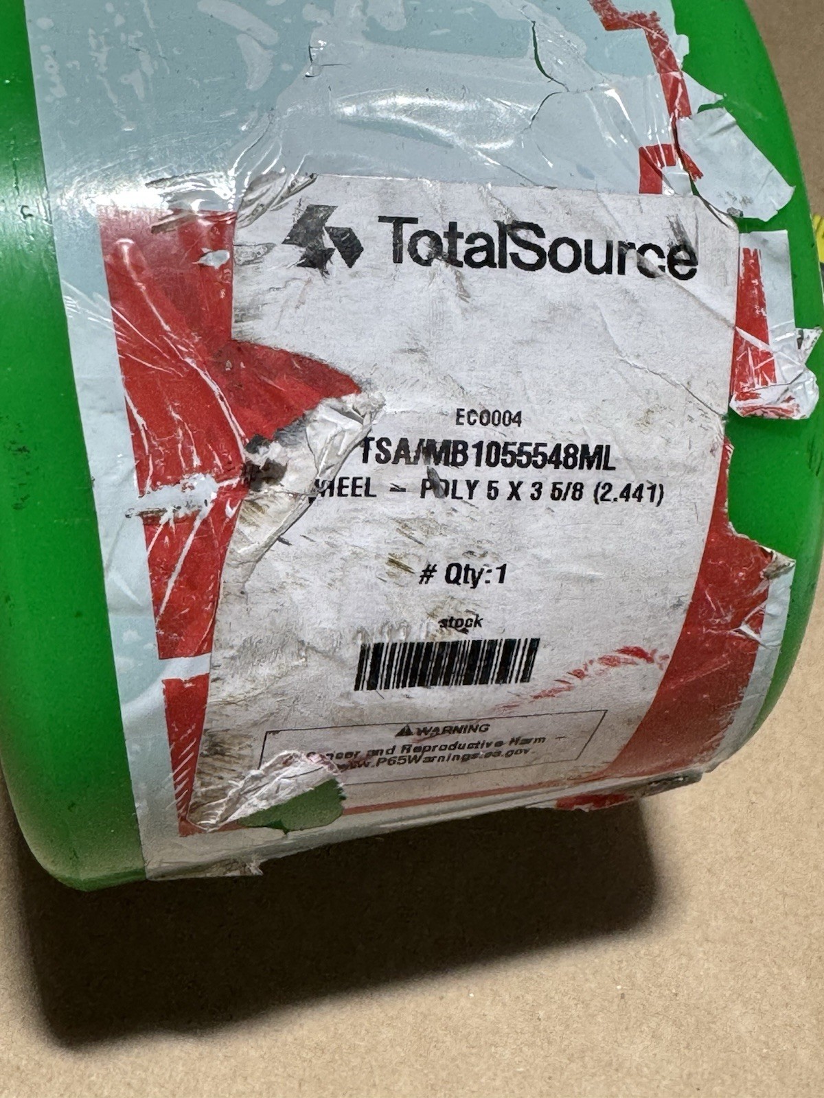 1055548ML Mega Load Poly Wheel: Mitsubishi Forklift Load Wheel