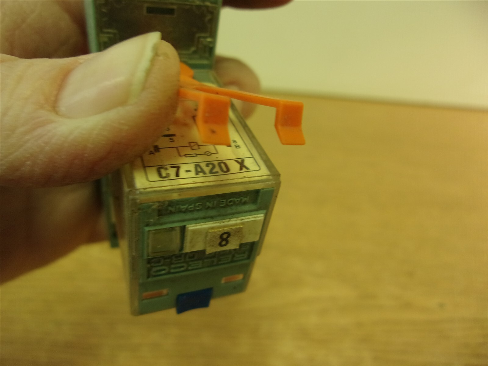 Relco QR-C Sarie C7-A20X Relay w/ Socket *FREE SHIPPING*
