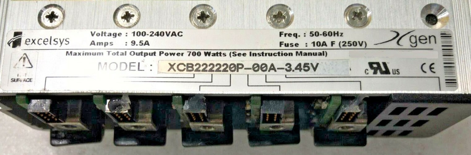✅ EXCELSYS GEN XCB222220P 700W Power Supply XCB222220P-00A-3.45V