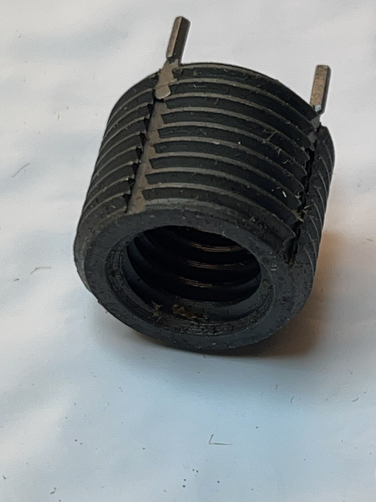 Plain Steel Thread Locking Insert 1/4-18 Internal 1/2-13 Extnl x 7/16”L (24M235)