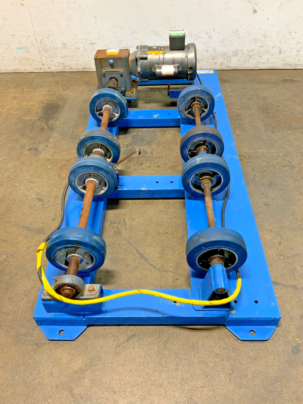 Morse 1-5154-3 MDL Stationary Barrel Drum Roller Tumbler Mixer 55 Gal 1-Phase