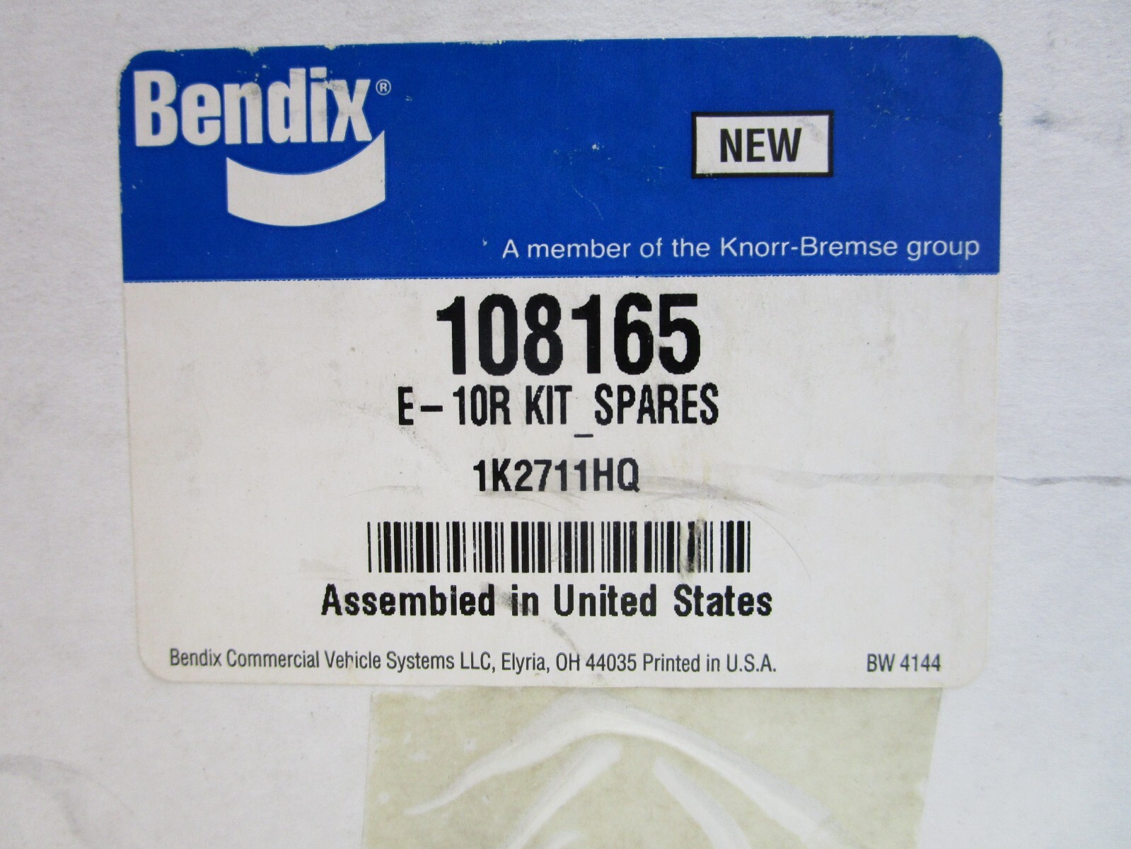 Bendix 108165 E-10R Retarder Control Section 107251 4-Pin Packard Connector