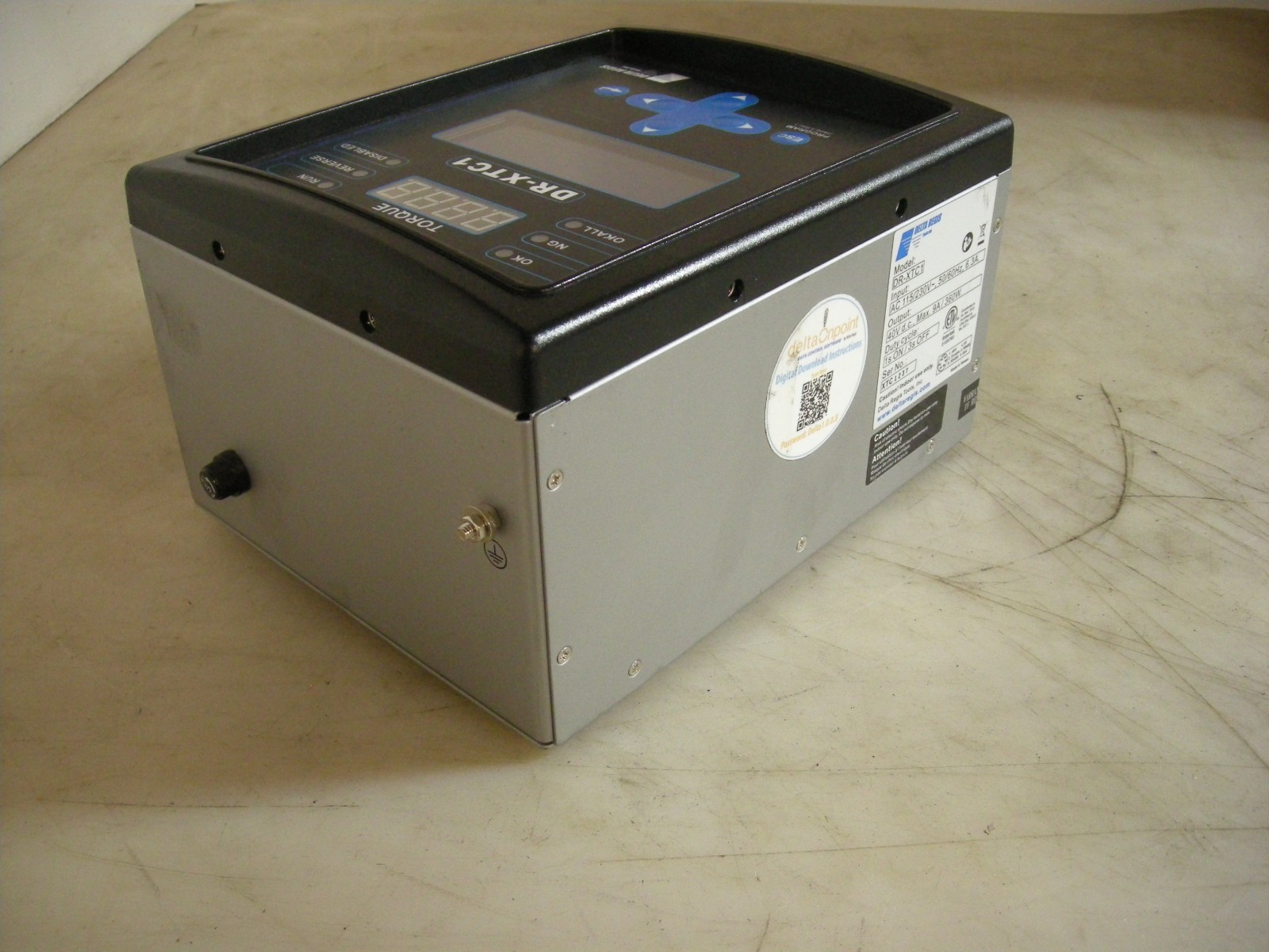 Delta Regis DR-XTC1 Transducer Controller Input Voltage AC 115/230V
