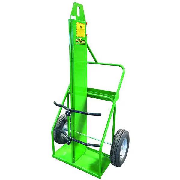 Saftcart Cylinder Cart,Powder Coated,Steel 871-16FW-LE Saftcart 871-16FW-LE